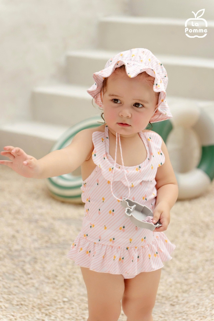 Bộ bơi liền thân hai dây La Pomme sắc hè cá tính