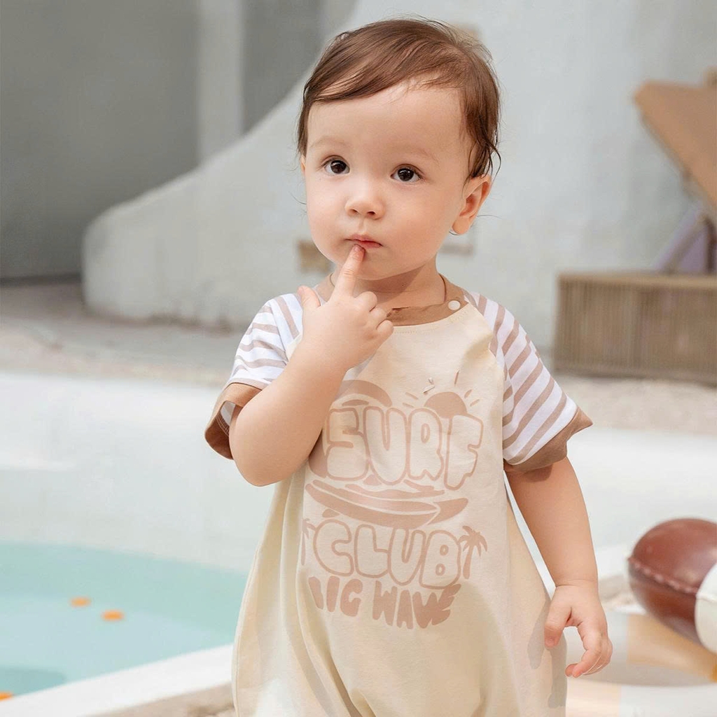 Body cộc tay La Pomme câu lạc bộ lướt sóng