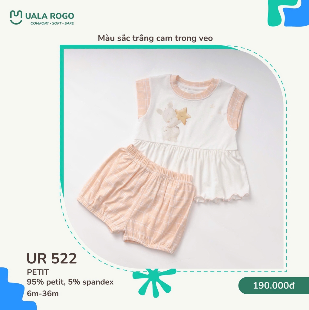 Bộ ngắn tay Uala Rogo UR 522