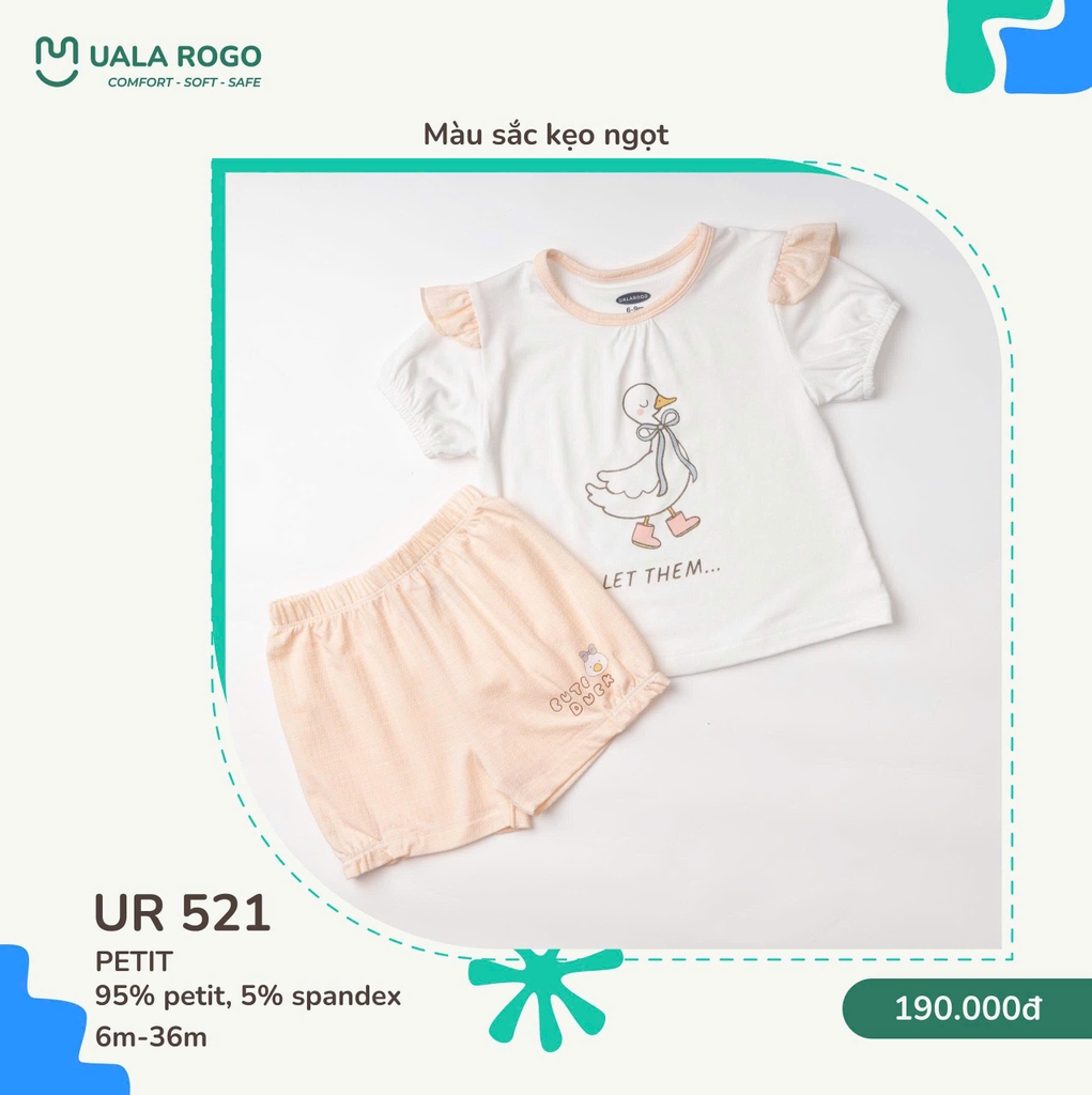 Bộ ngắn tay Uala Rogo UR 521
