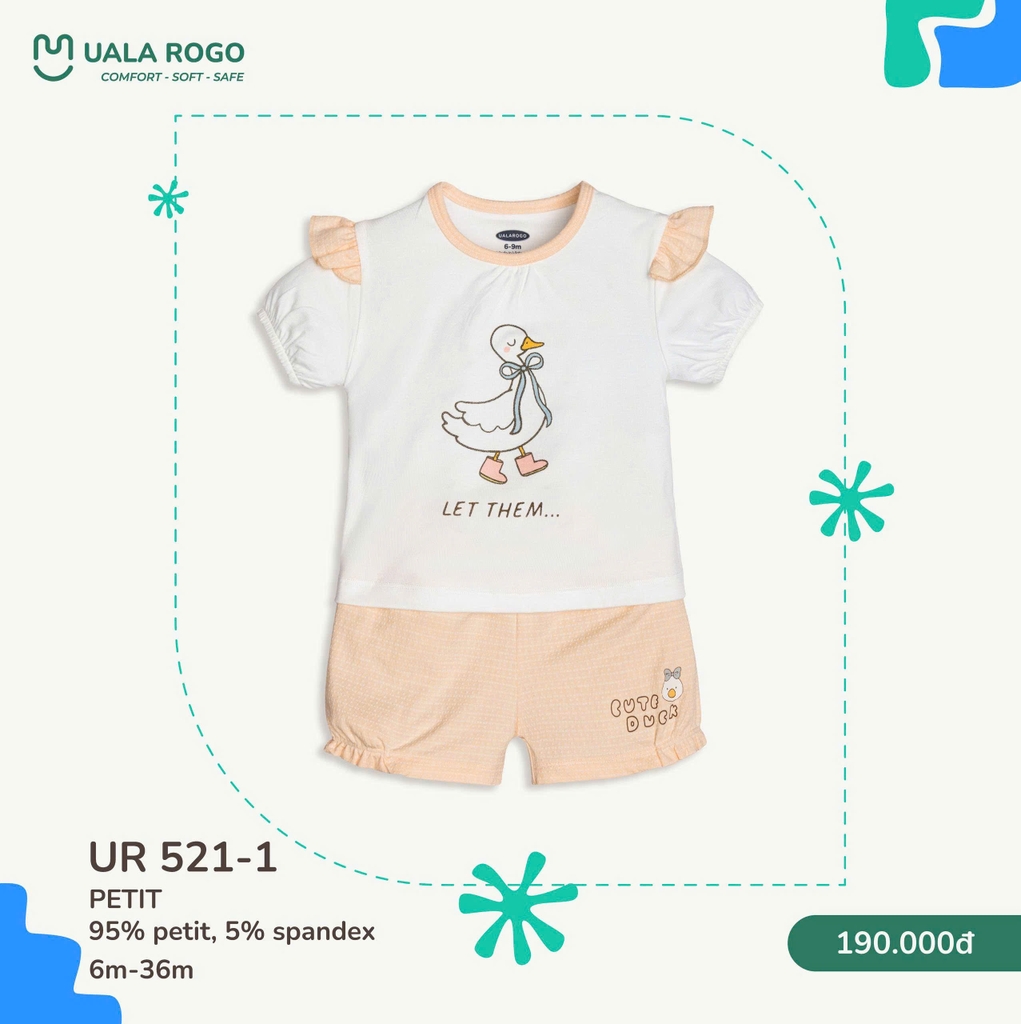 Bộ ngắn tay Uala Rogo UR 521