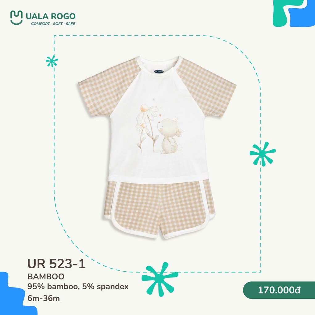 Bộ ngắn tay Uala Rogo UR 523