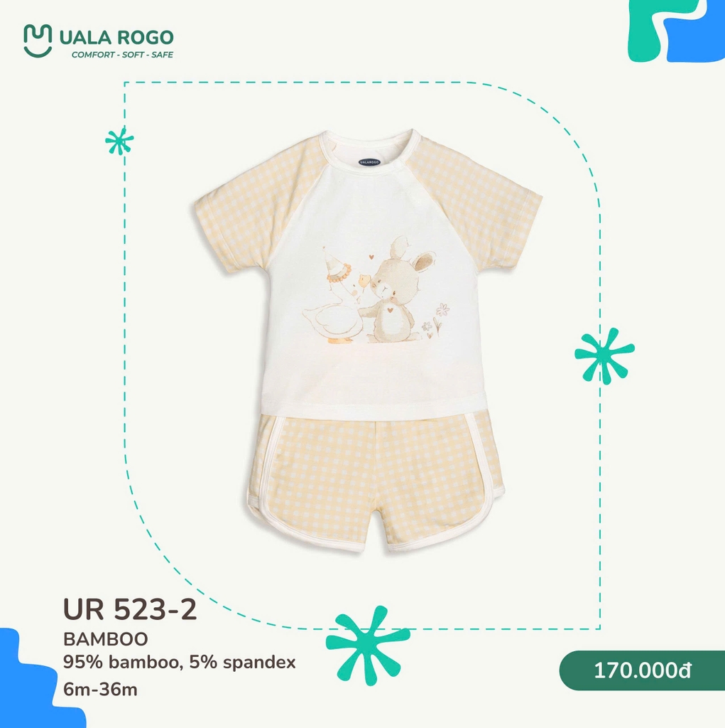 Bộ ngắn tay Uala Rogo UR 523