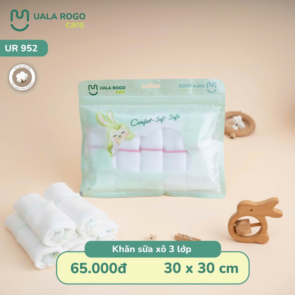 Khăn sữa xô 3 lớp UR 952