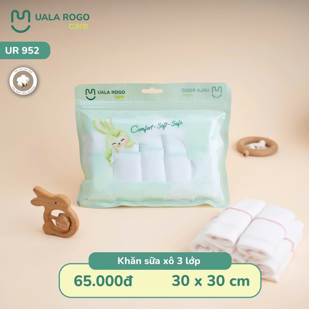 Khăn sữa xô 3 lớp UR 952