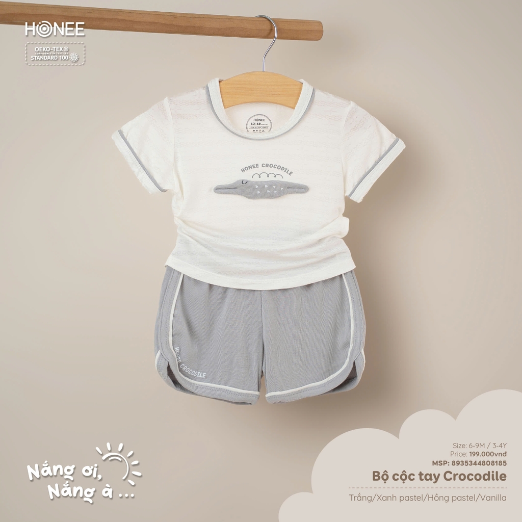 Bộ cộc tay Crocodile 8185