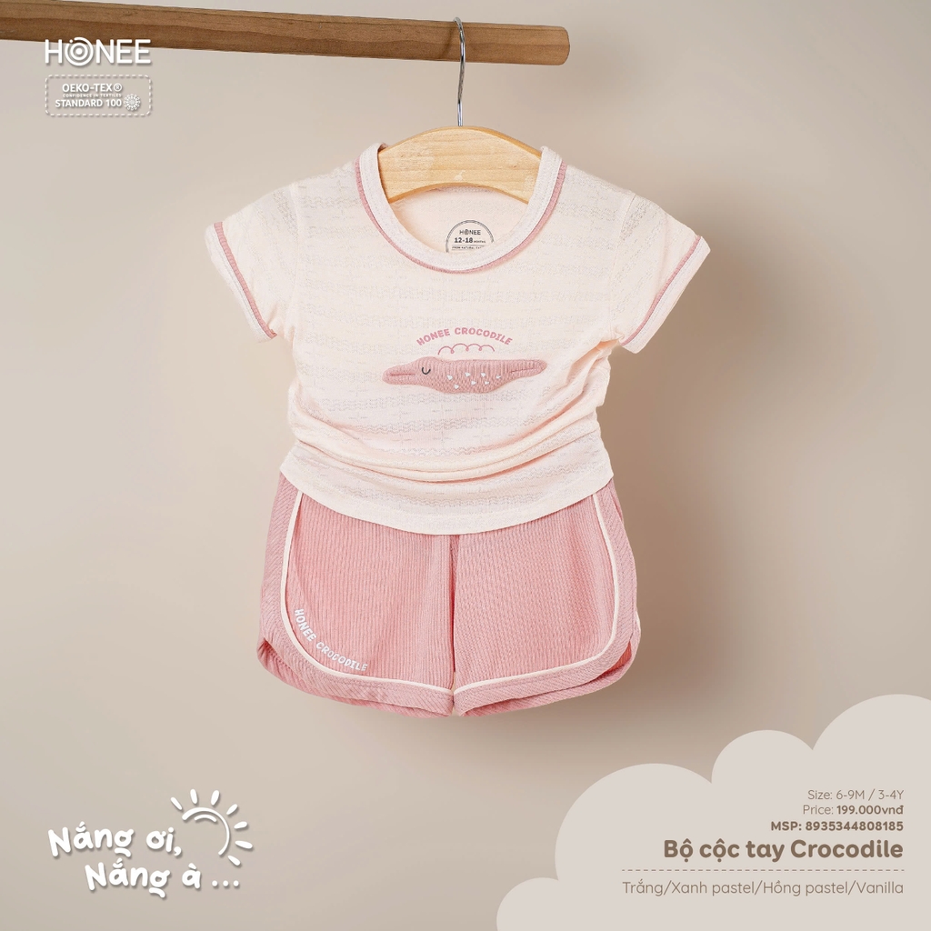 Bộ cộc tay Crocodile 8185