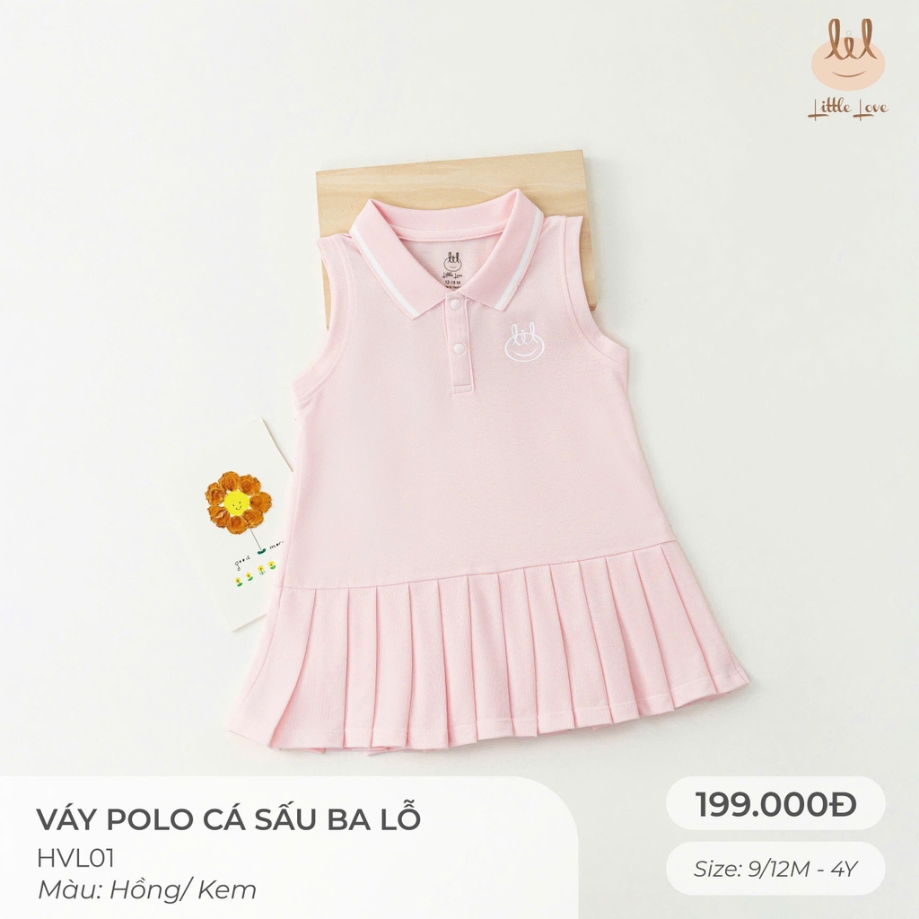 Váy polo cá sấu ba lỗ