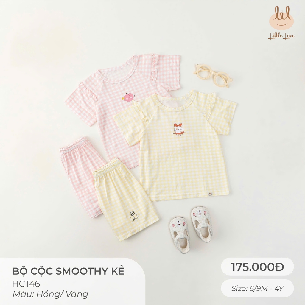 Bộ cộc Smoothy kẻ