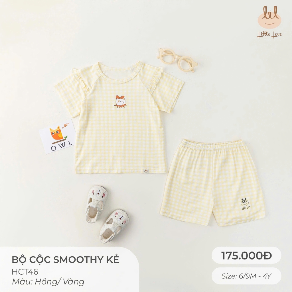 Bộ cộc Smoothy kẻ
