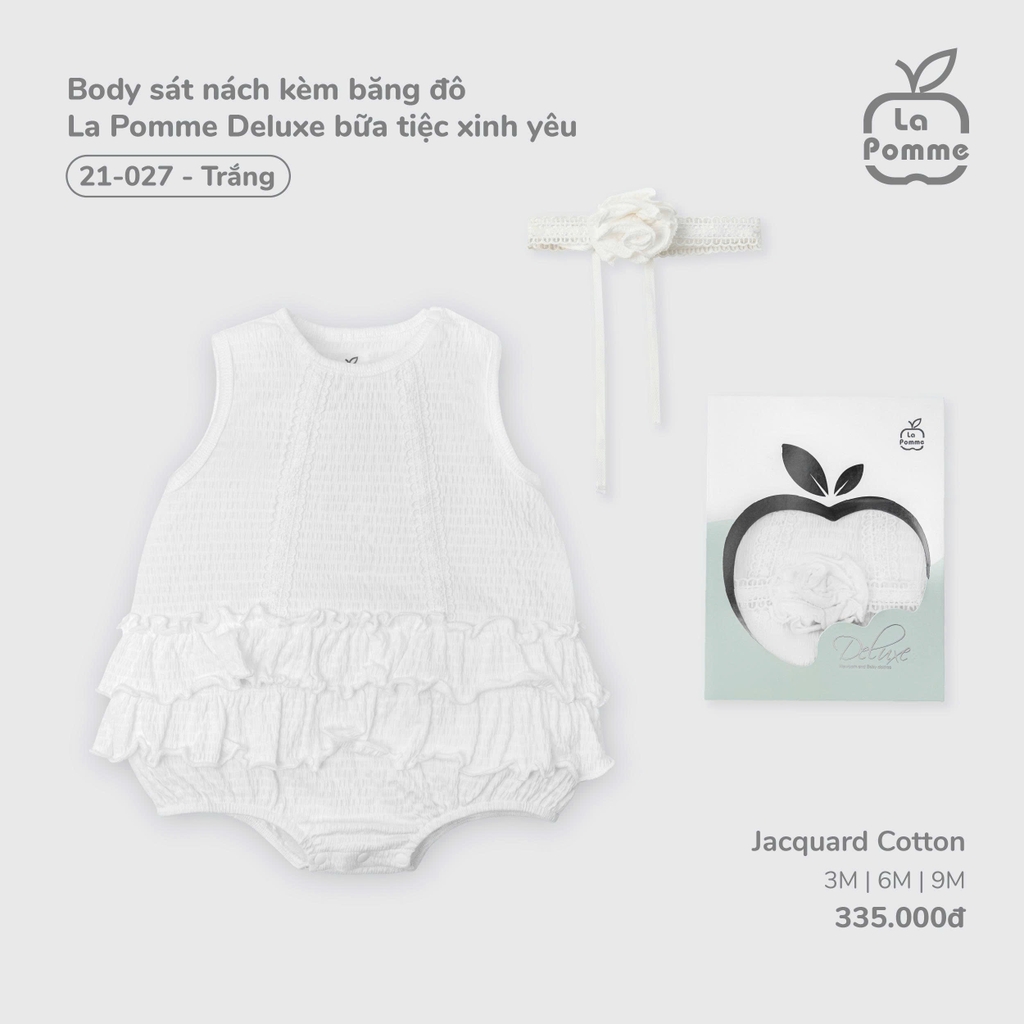 Body sát nách kèm băng đô La Pomme Deluxe bữa tiệc xinh yêu