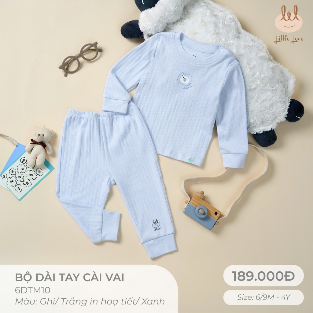 Bộ dài tay cài vai 6DTM10