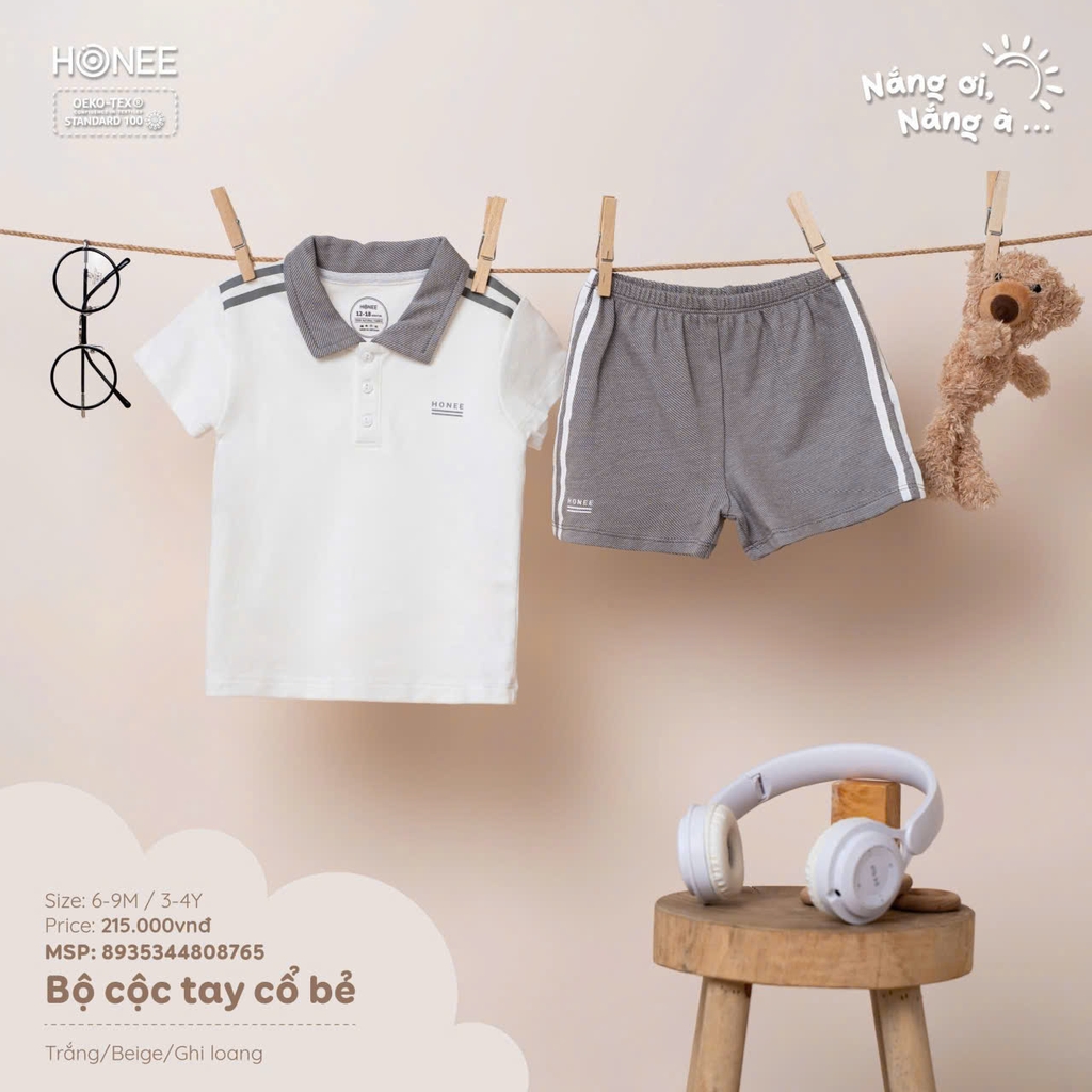 Bộ cộc tay cổ bẻ 8935344808765