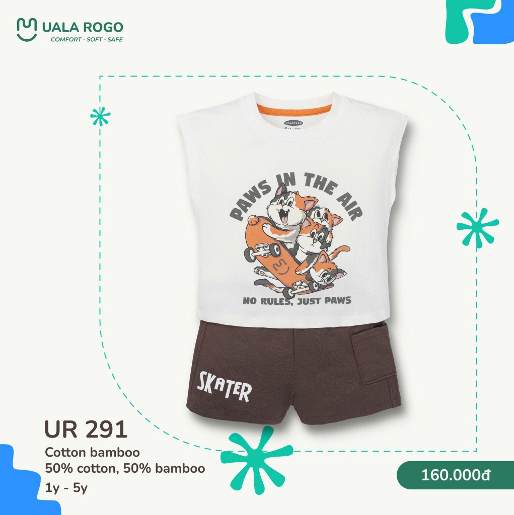 Bộ cộc Happy Pals UR291