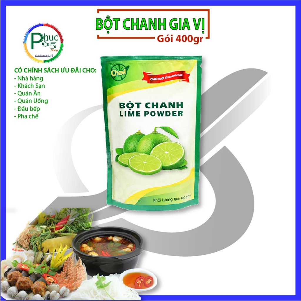 Bột Chanh Gia Vị Chavi 400g