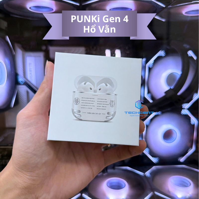 Tai Nghe Bluetooth Punki Gen 4 1563E Hổ Vằn - Chống Ồn ANC - Hàng Chính Hãng
