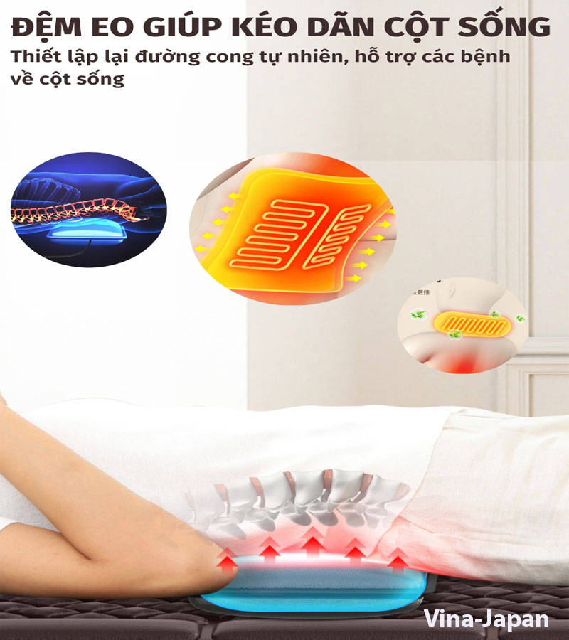 Đệm Massage Toàn Thân Sakura Z30 Japan Cao Cấp