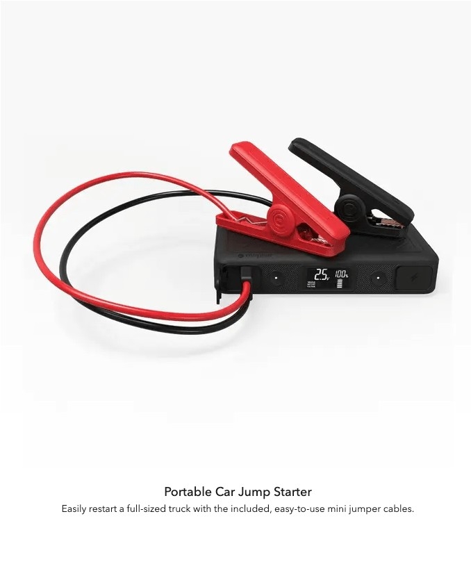 Pin Sạc Dự Phòng Kiêm Kích Bình Ô Tô Mophie AC55500 15000mAh – Sạc Dự Phòng 3in1 Có Cổng AC 220V, Sạc Nhanh