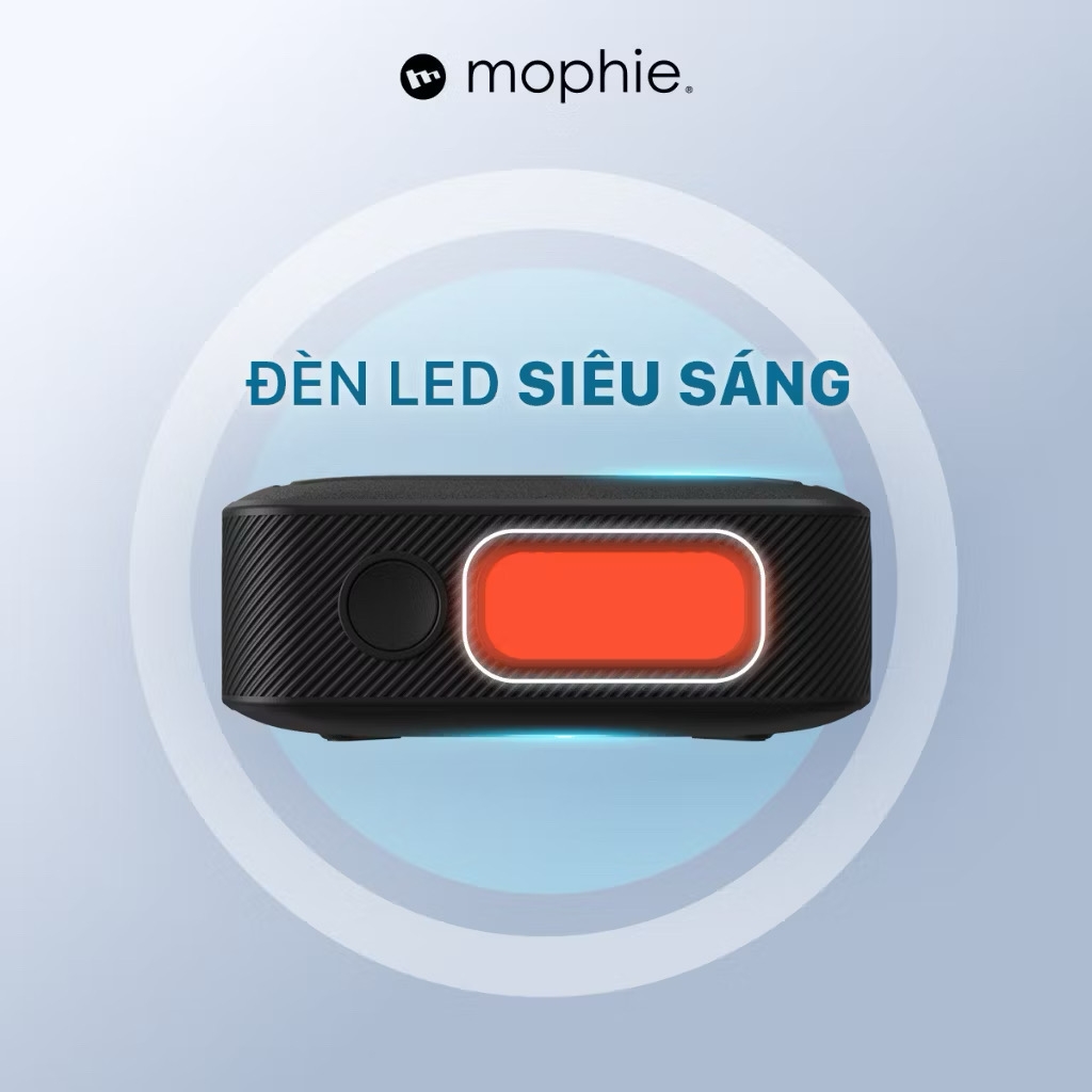 Pin Sạc Dự Phòng Kiêm Kích Bình Ô Tô Mophie AC55500 15000mAh – Sạc Dự Phòng 3in1 Có Cổng AC 220V, Sạc Nhanh