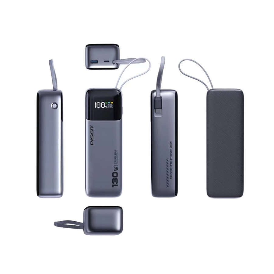 Pin sạc dự phòng Pisen Pro TP-D107 130W 20000mAh Chính Hãng