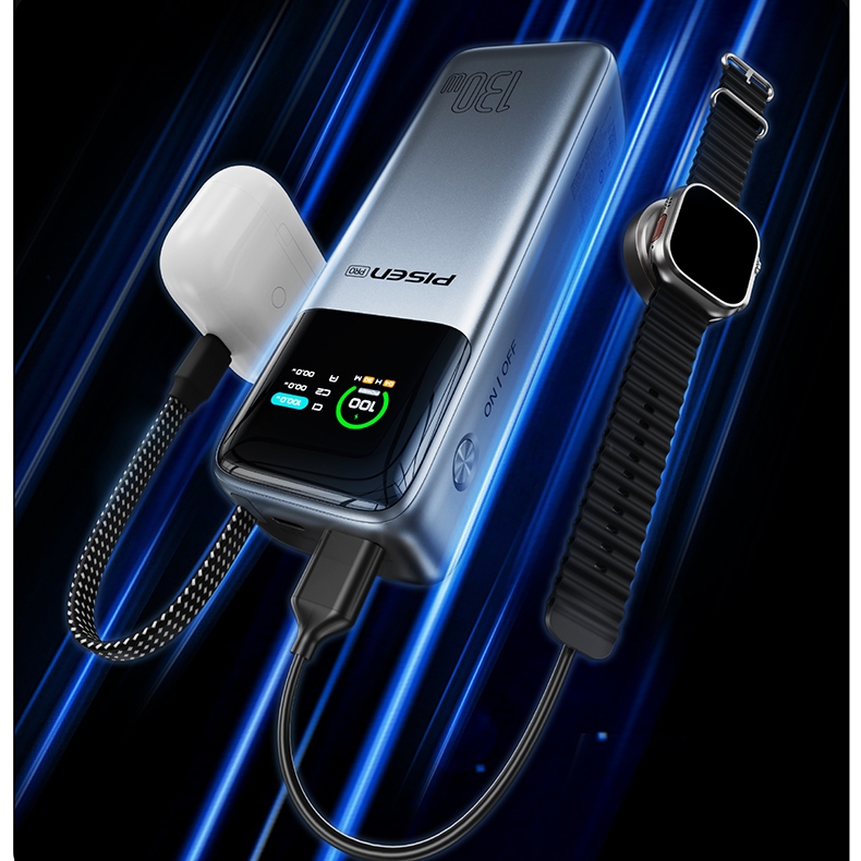 Pin sạc dự phòng Pisen Pro TP-D107 130W 20000mAh Chính Hãng