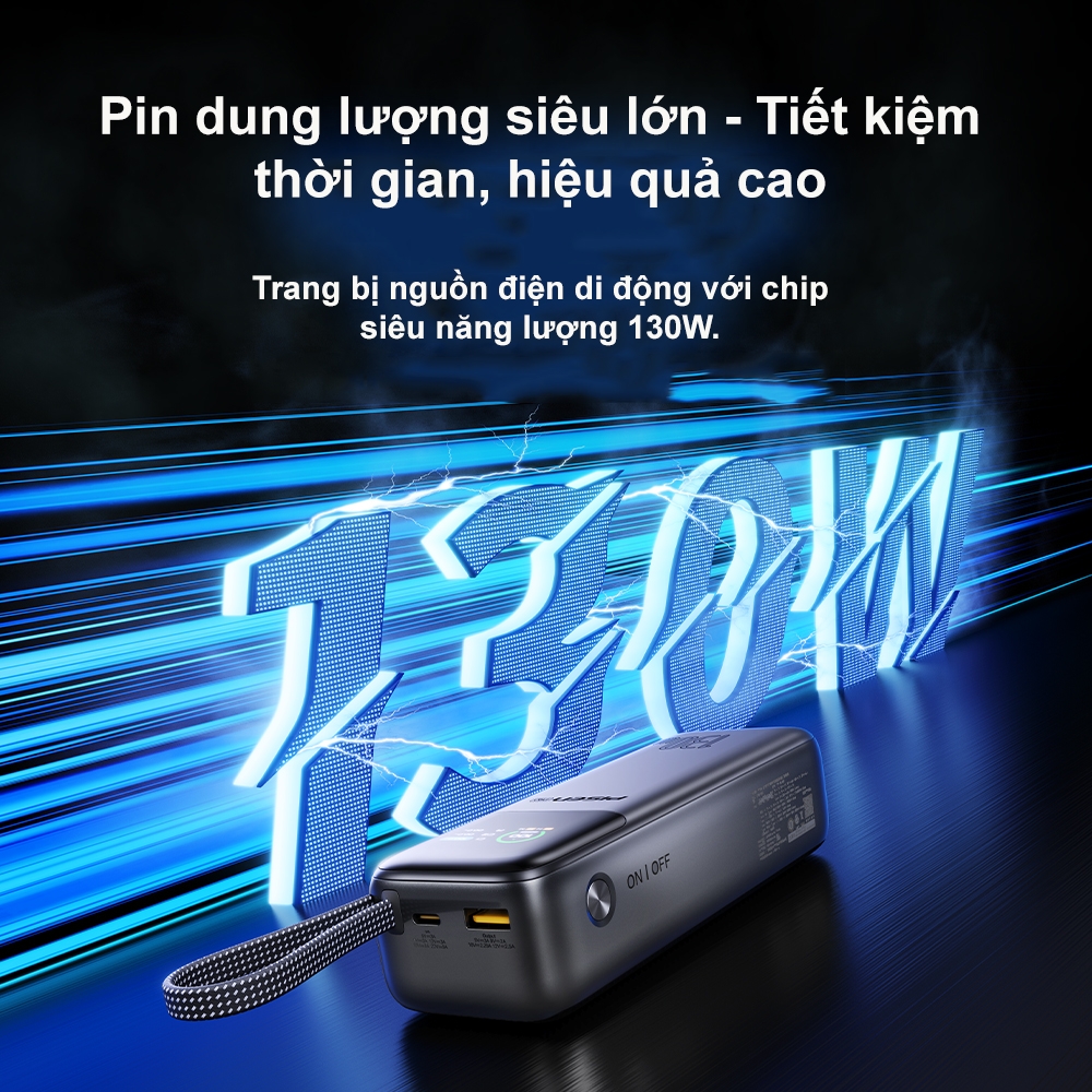 Pin sạc dự phòng Pisen Pro TP-D107 130W 20000mAh Chính Hãng