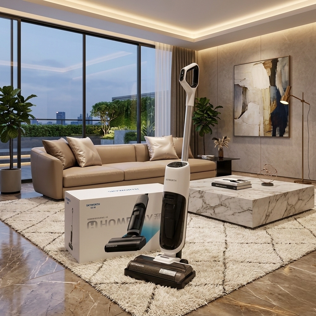 Máy hút bụi & lau nhà cầm tay thông minh Skyworth H5