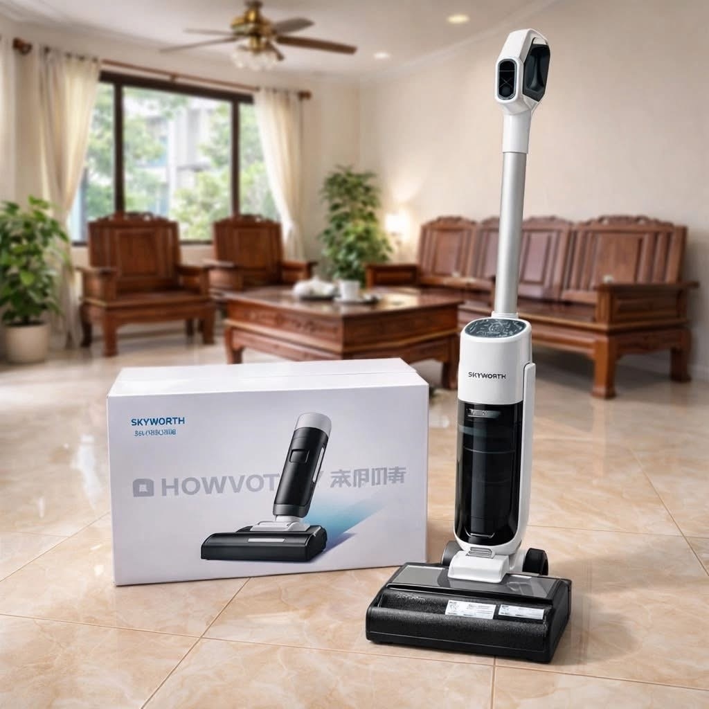 Máy hút bụi & lau nhà cầm tay thông minh Skyworth H5