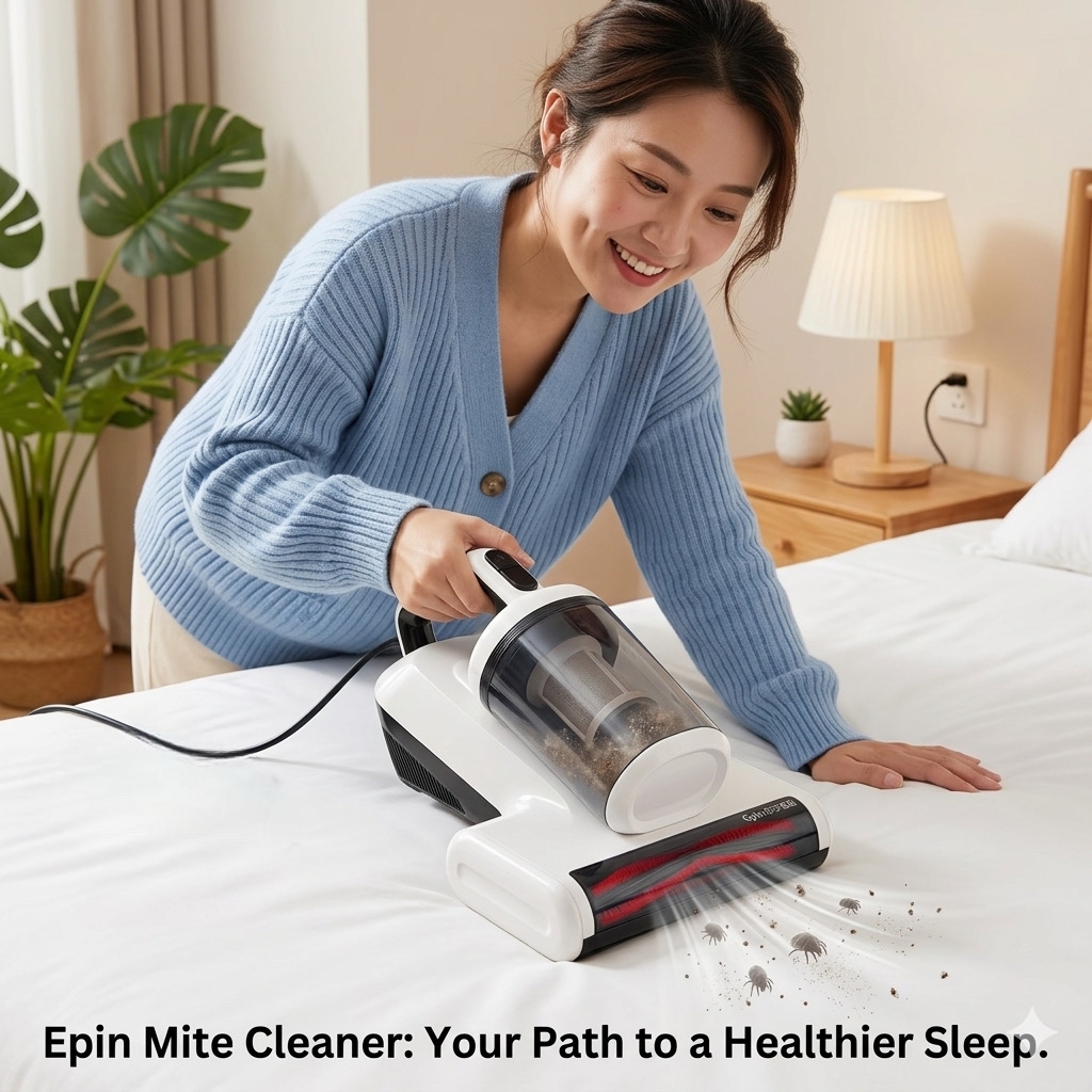 Máy hút bụi nệm sofa EPIN C001 400W – làm sạch sâu, diệt khuẩn UV