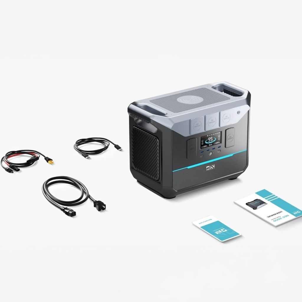 Trạm điện di động DaranEner NEO2000 - 2073,6Wh, Công suất 2000W, Sạc đầy 1,8 giờ