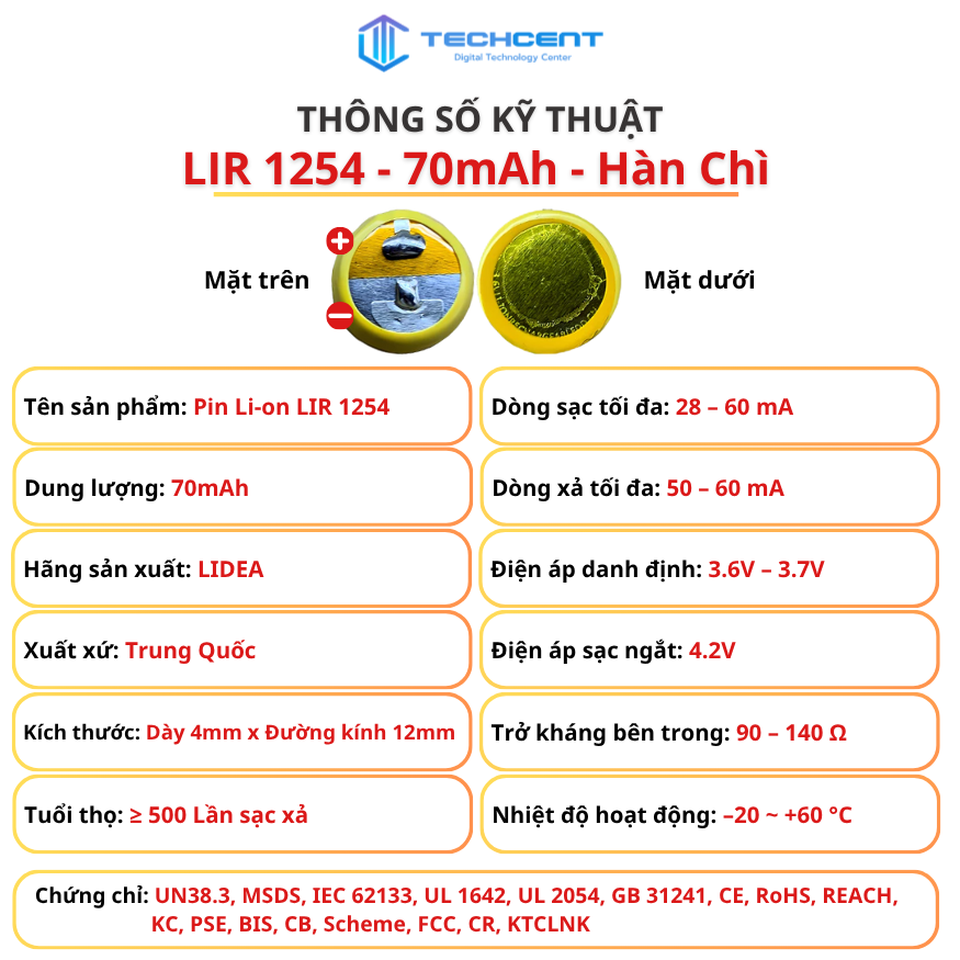 Pin thay thế cho tai nghe không dây