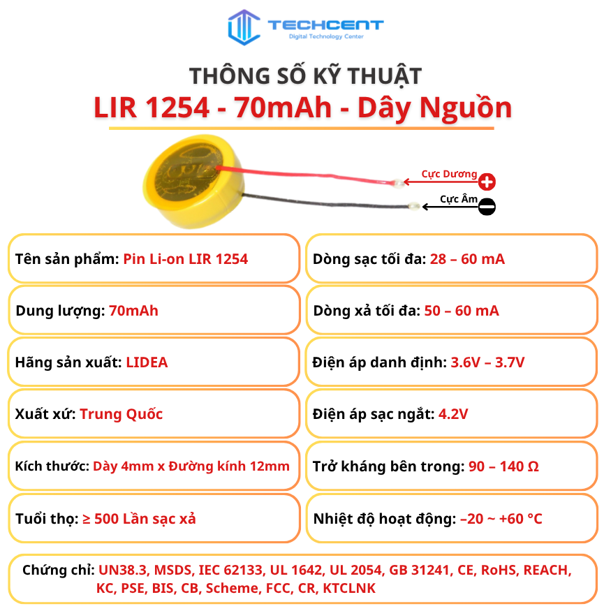 Pin thay thế cho tai nghe không dây