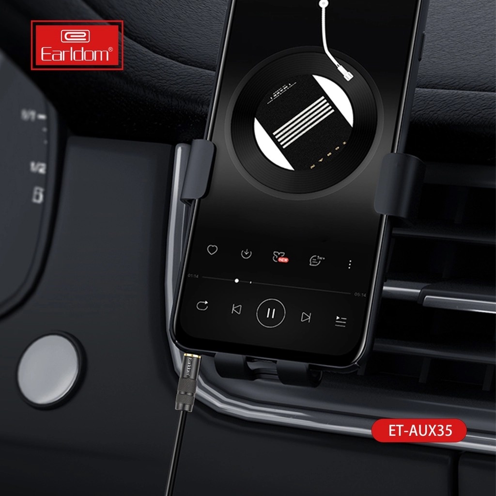 Dây Ra Loa 2 đầu 3.5 Earldom AUX – 35 Dài 1M