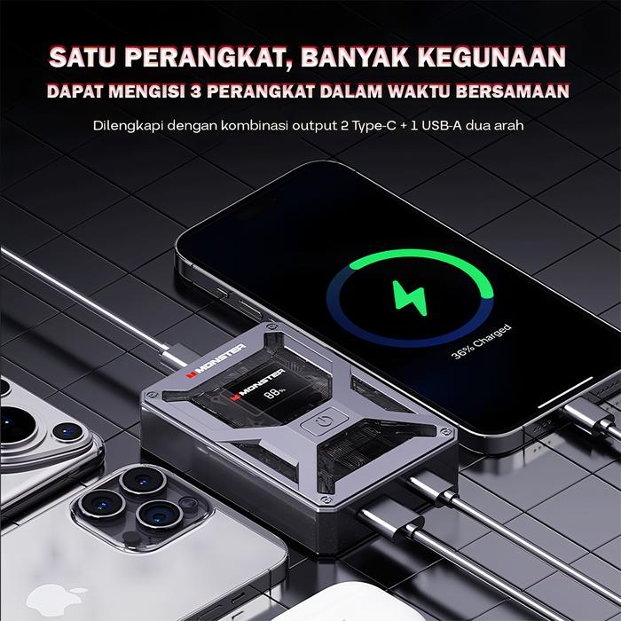 Pin dự phòng Monster King Power PD1008 10000mAh