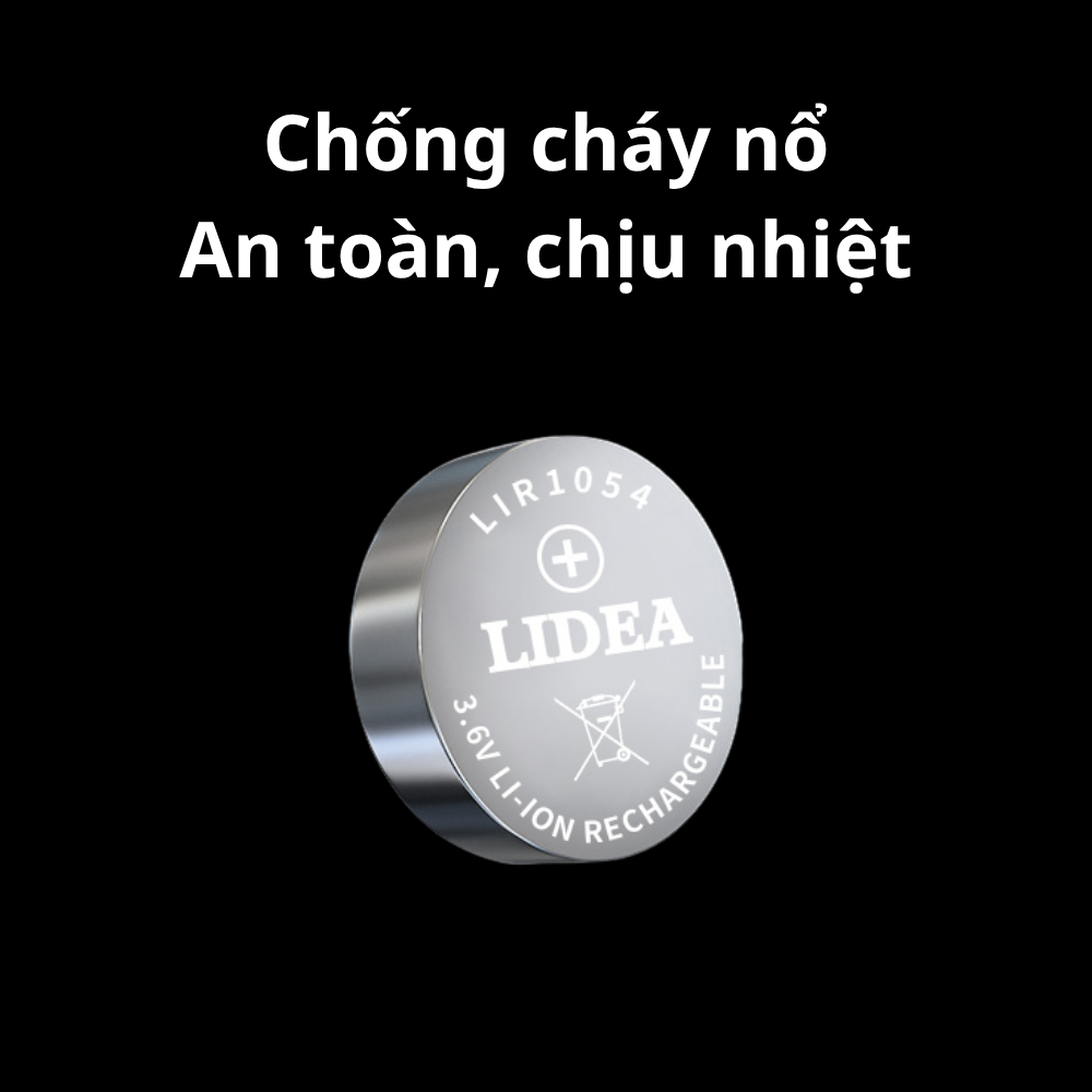 Pin Sạc Nút LIR1054 – 3.6V Li-ion Rechargeable Battery