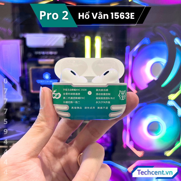 Tai Nghe Pro 2 Hổ Vằn 1563E ANC 40dB (Mới Ra Mắt)