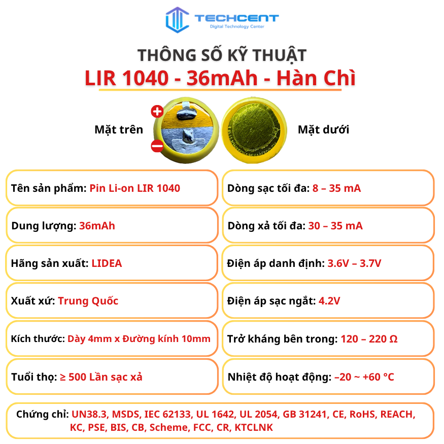 Pin thay thế cho tai nghe không dây