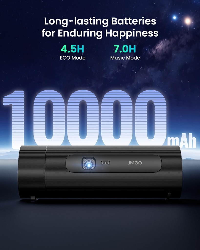 Jmgo PicoFlix – Máy Chiếu Thông Minh, Tích Hợp Sẵn Hệ Điều Hành Google TV, Netflix Chính Chủ, Chính Hãng Việt Nam