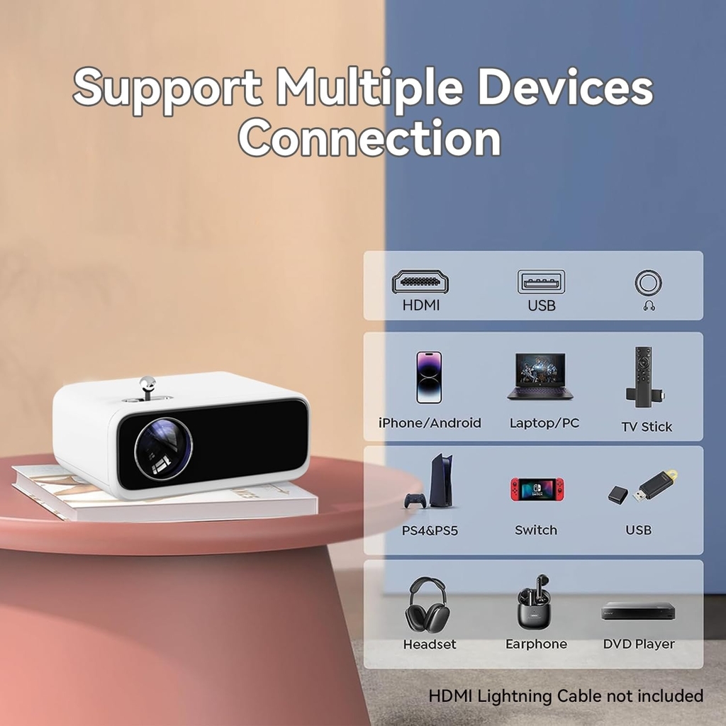Máy Chiếu Wanbo Mini Pro - Hàng Phân Phối Chính Hãng