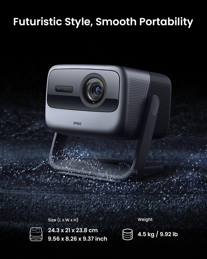 Jmgo N1s Infinity – Máy Chiếu Thông Minh 4K, Laser 3 Màu, Hệ Điều Hành Google TV, Netflix Chính Chủ