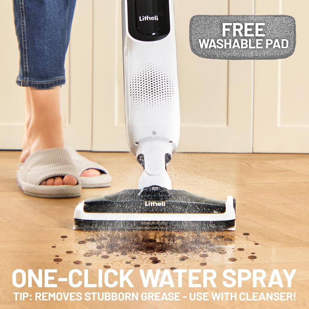 Máy Hút Bụi & Lau Nhà Không Dây 2 Trong 1 Chính Hãng Litheli U4VM34