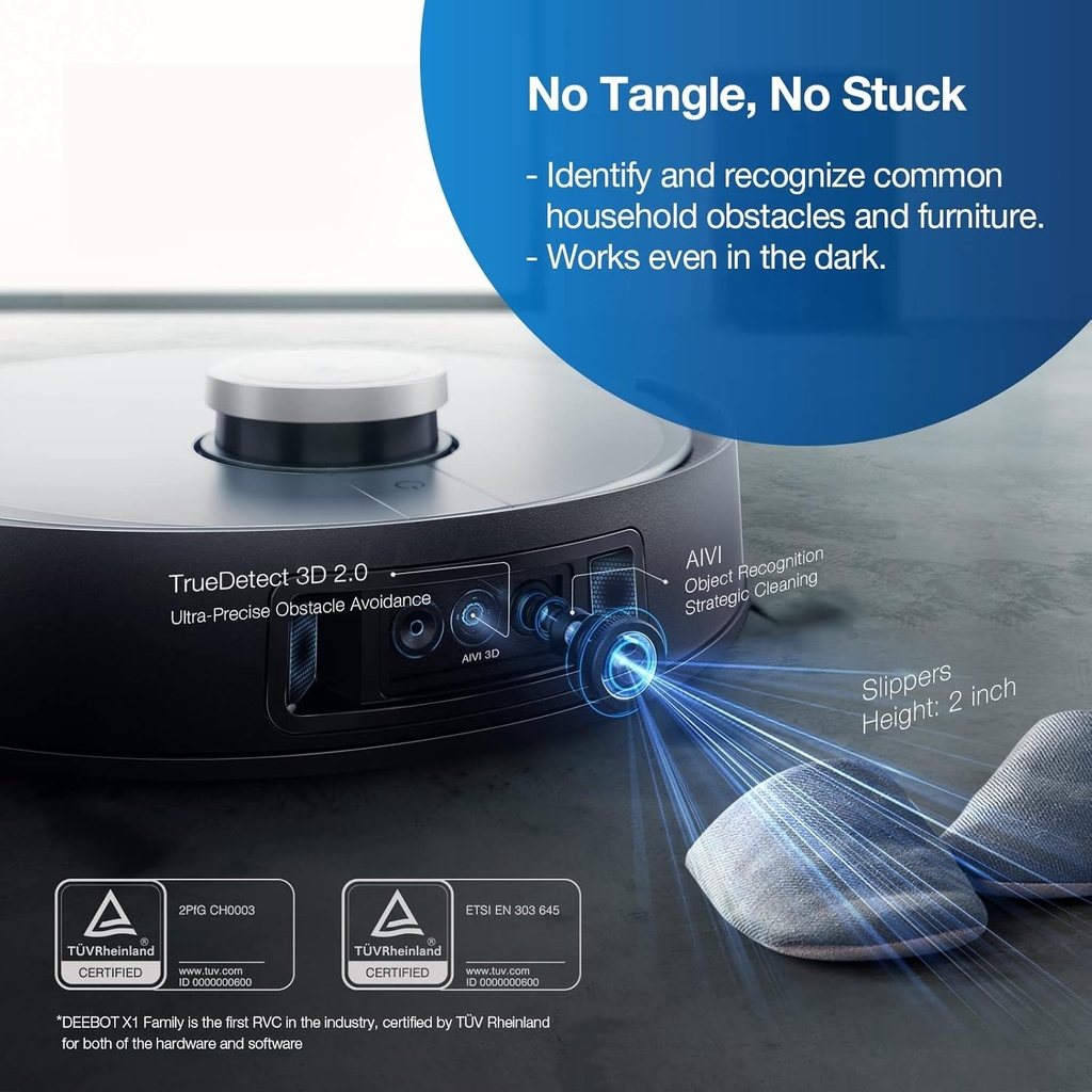 Robot hút bụi lau nhà Ecovacs Deebot X1 OMNI - Cũ Nội Địa
