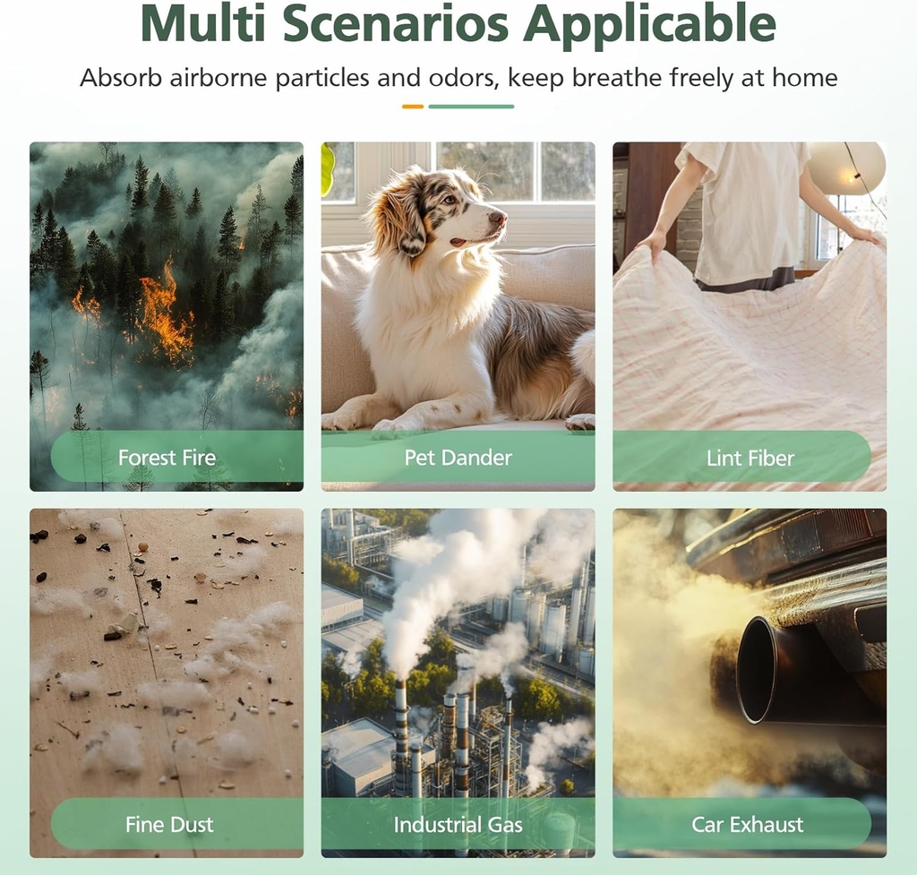 Bộ Lọc 5-in-1 HEPA AEOCKY Pandora – Lọc Bụi Mịn PM2.5, Khử Mùi VOC, Thay Thế Chính Hãng