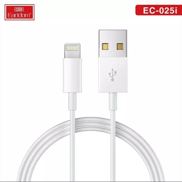Dây sạc nhanh 2A iphone lightning Earldom EC025i