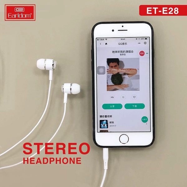 Tai nghe nhét tai Jack 3.5 Earldom E28