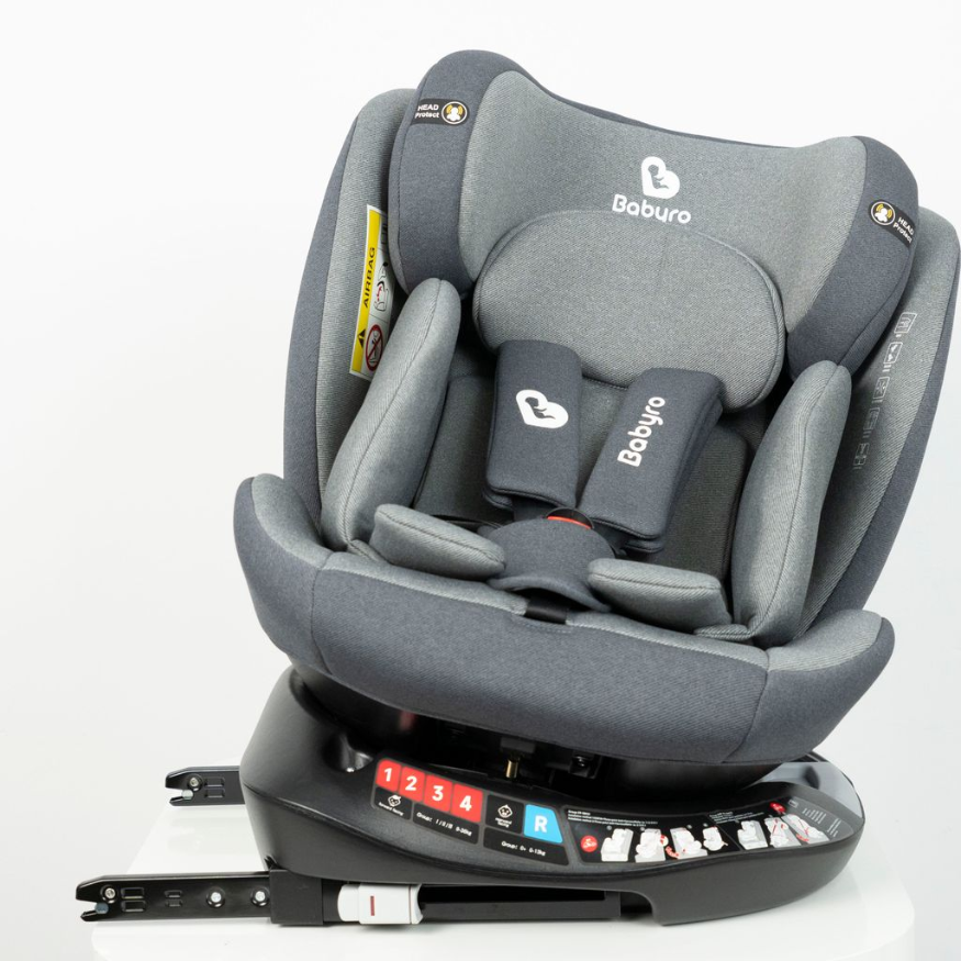 Ghế ô tô cho bé BABYRO SPINSAFE (G406) 0-12 Tuổi, Khóa ISOFIX + Top Tether