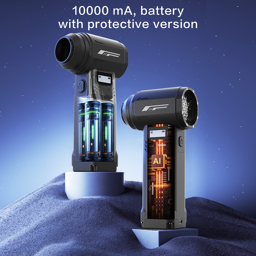 Quạt Phản Lực Super Turbo Fan G1 400W – Pin 10.000mAh, 10 Cấp Gió