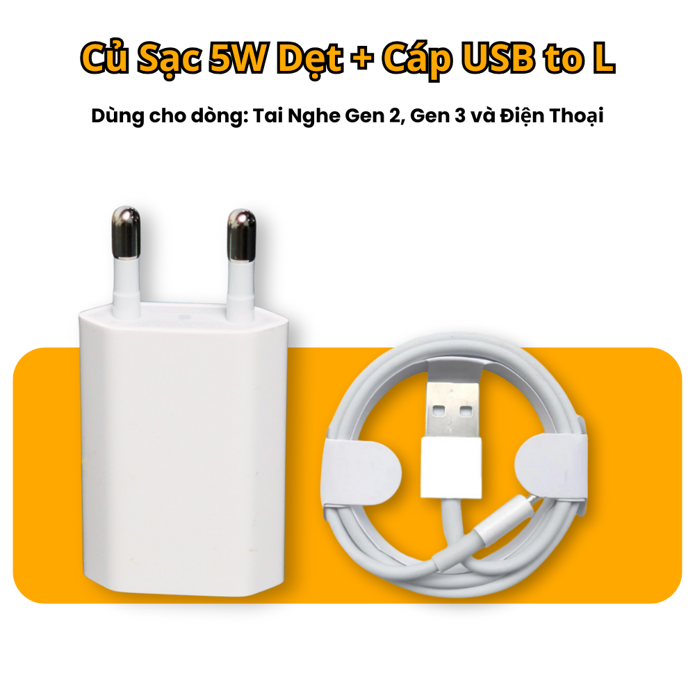 Củ Cáp Sạc Dẹt USB 5W Nhỏ Gọn, Thích Hợp Mọi Dòng Điện Thoại Và Tai Nghe Chống Cháy Nổ