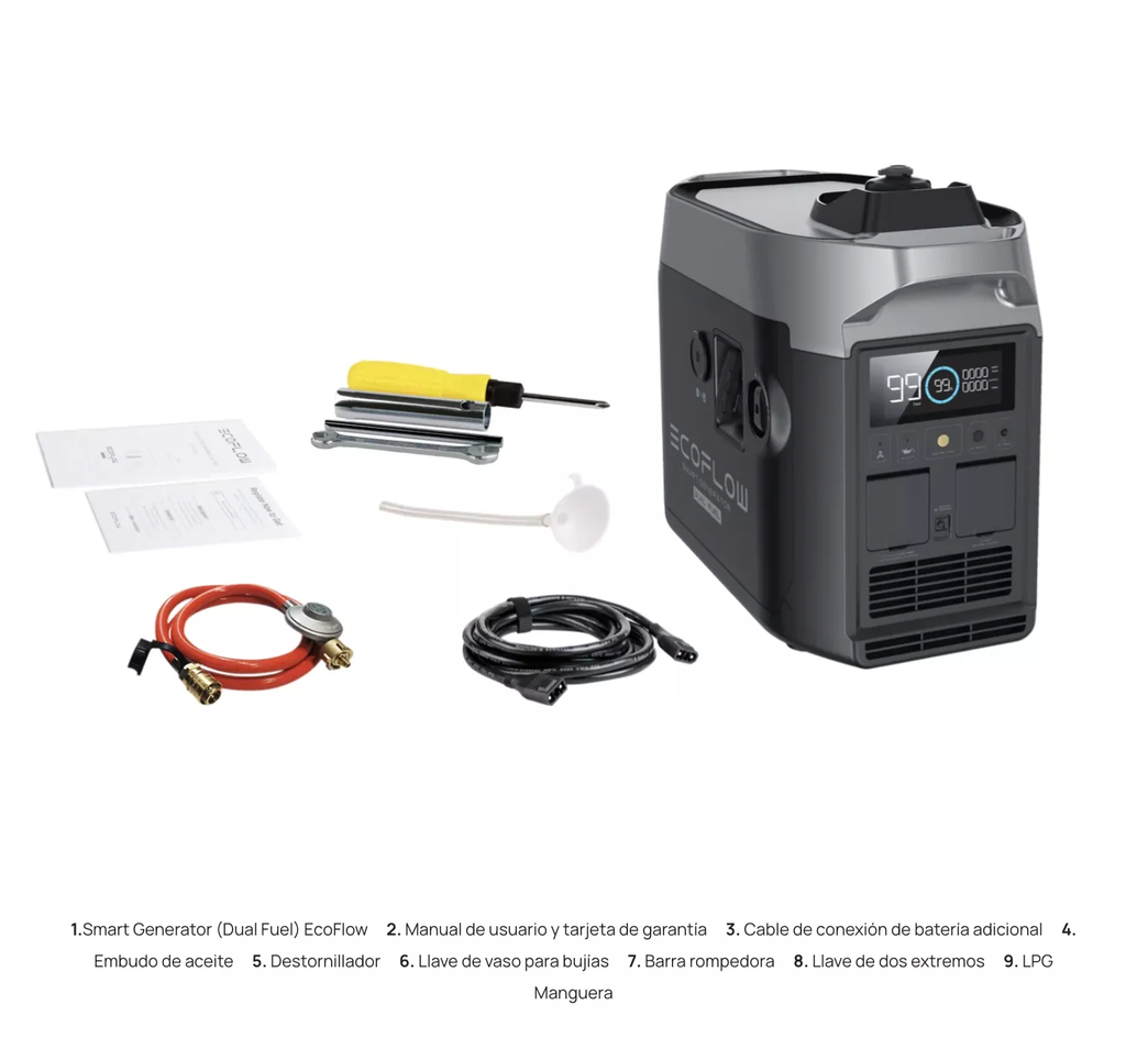 Máy phát điện EcoFlow Smart Generator 4000 (Nhiên liệu kép) | Hàng chính hãng