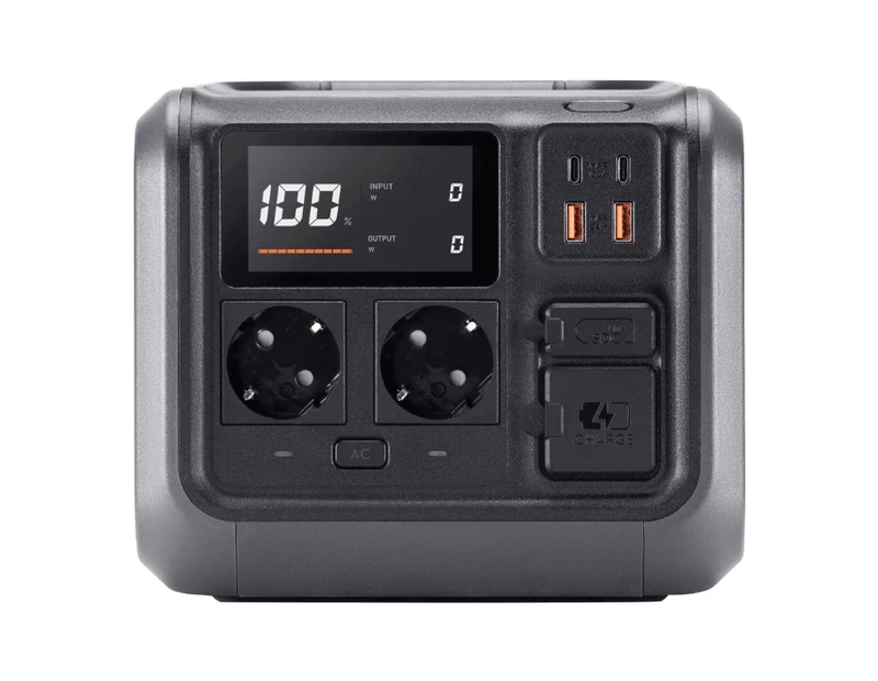 Trạm điện di động 220V DJI Power 500, Công suất 1000W, Pin LFP (LiFePO4) 512Wh, Sạc nhanh 70 phút